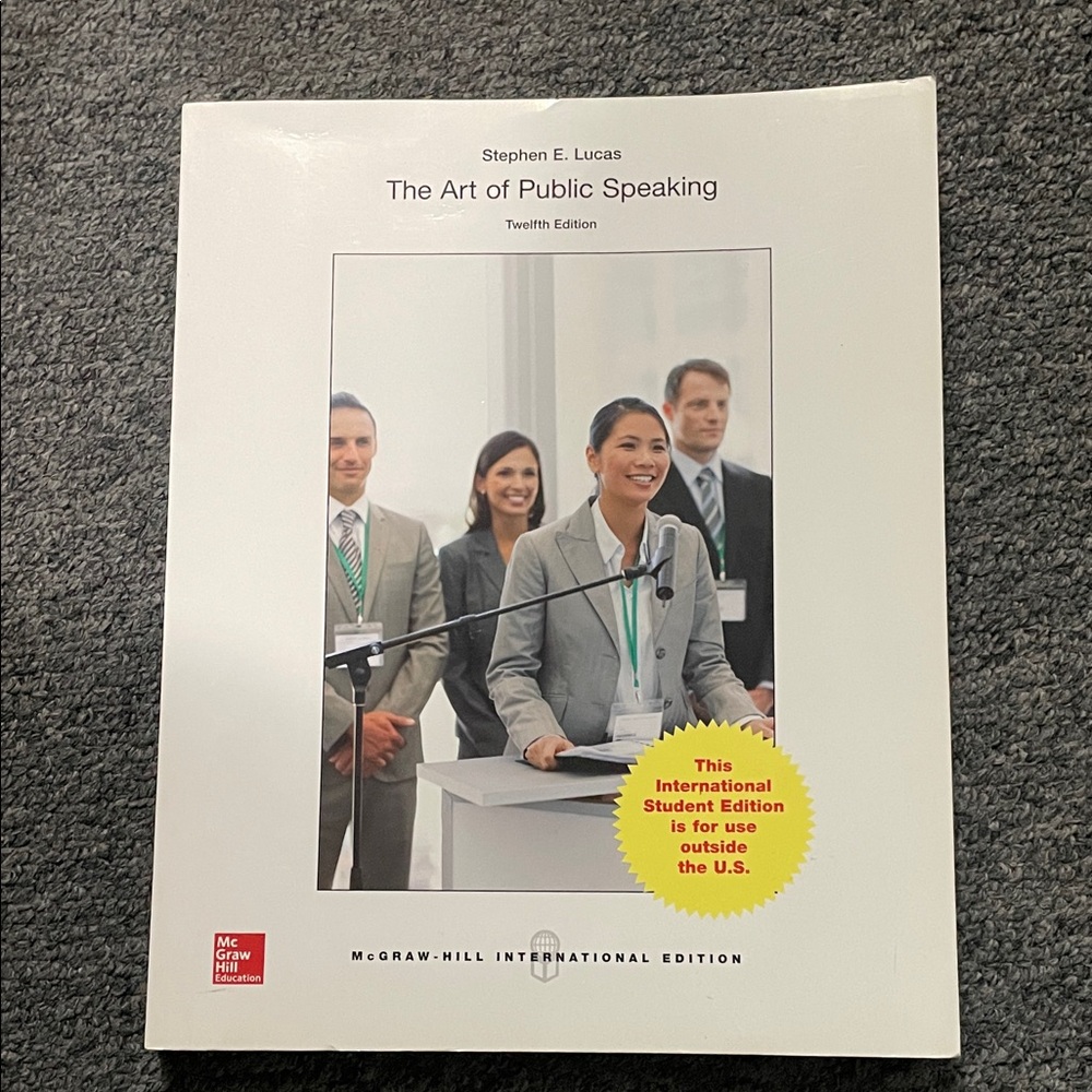 The Art of Public Speaking 12th Edition